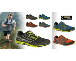Ботинки Merrell BARE ACCESS TRAIL men`s running shoes черные/ярко-зеленые