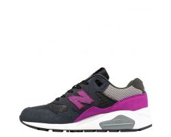 Женские кроссовки New Balance 580 серо фиолетовые WRT580KG