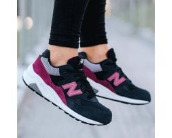 Женские кроссовки New Balance 580 серо фиолетовые WRT580KG