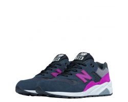 Женские кроссовки New Balance 580 серо фиолетовые WRT580KG
