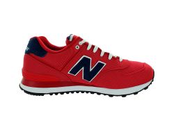 Женские кроссовки New Balance 574 красные WL574POR