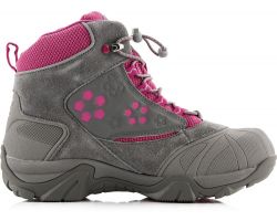 Ботинки Outventure CRATER III Kids insulated Boots серо-малиновые